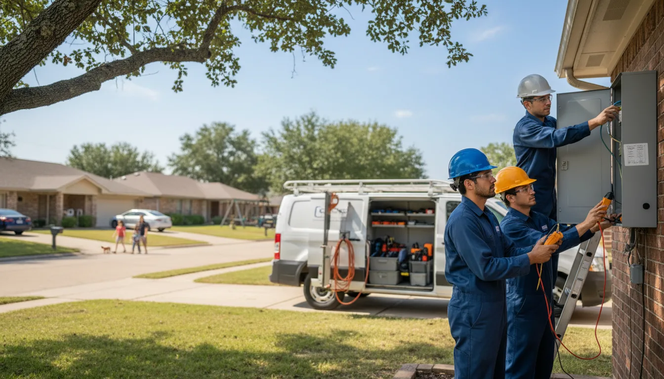 Certified electrician providing emergency electrical services in Fulton, AR
